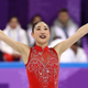 TFW you landed a triple axel at the freaking OLYMPICS and are also wearing a very chill lucky red costume. Image: Getty